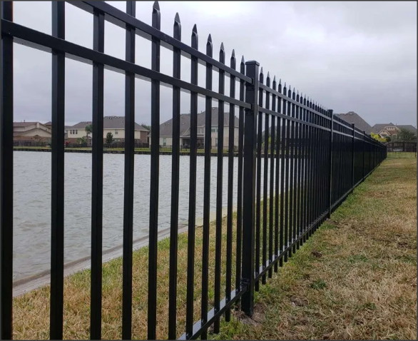 Steel Fence Panel - Spearhead Style