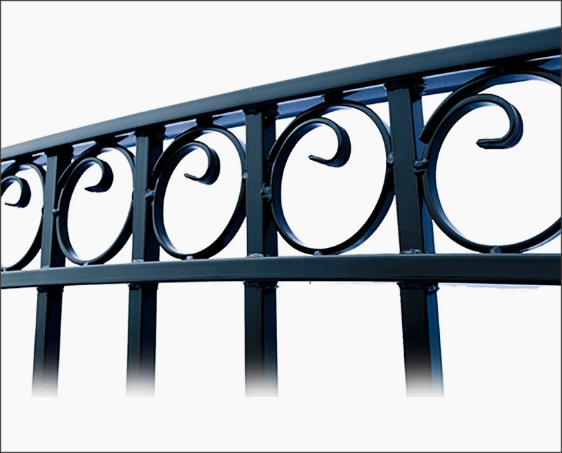 Dual Swing Driveway Gate - Versailles Style