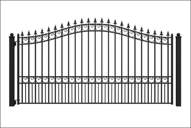 Single Driveway Gate -Buckingham Style