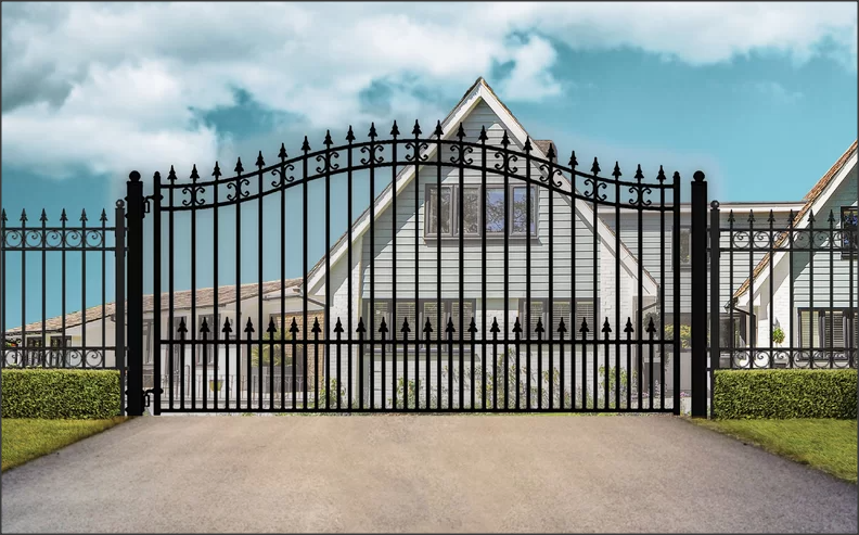 Single Driveway Gate - Veneto Style