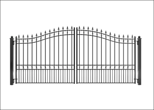 Dual Swing Driveway Gate - Buckingham Style