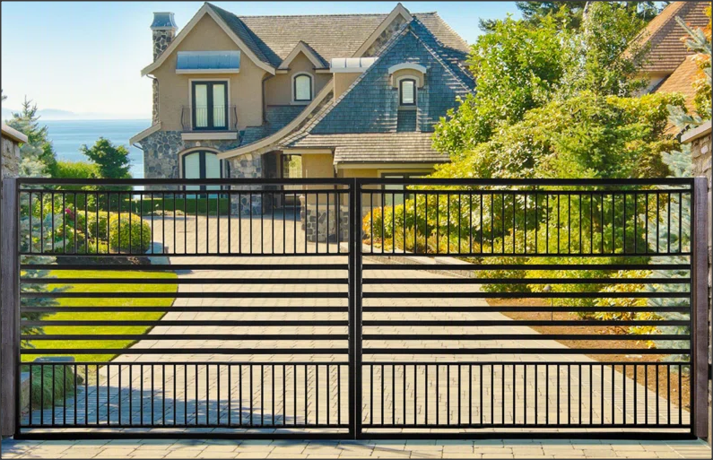 Dual Swing Driveway Gate - Geometry  Style B