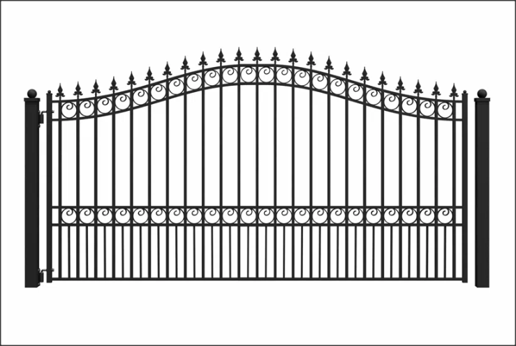 Single  Driveway Gate -Buckingham Style